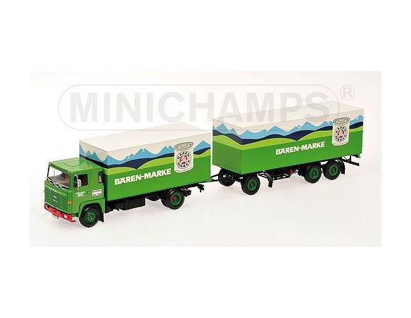 MINICHAMPS 499123841 SCANIA LB140 BAREN MARKE Modellino