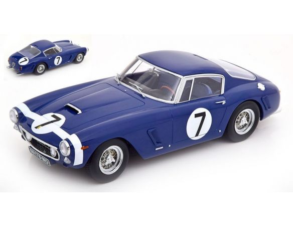 KK SCALE KKDC180865 FERRARI 250 GT SWB N.7 WINNER T.TROPHY GOODWOOD 1961 STIRLING MOSS 1:18 Modellino