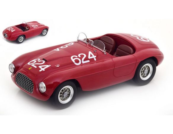 KK SCALE KKDC180915 FERRARI 166 MM N.624 WINNER MM 1949 BIONDETTI-SALANI 1:18 Modellino