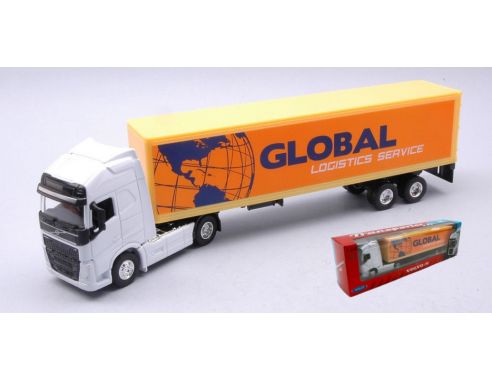 WELLY WE39707D CAMION VOLVO FH GLOBAL LOGISTICS SERVICE 1:64 Modellino