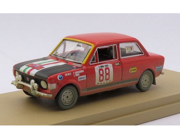 RIO RI4672 FIAT 128 RALLY N.88 RALLY ELBA 1972 SANTACROCE-VERSI 1:43 Modellino