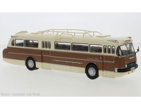 IXO MODEL BUS032LQ IKARUS 66 1972 BEIGE/BROWN 1:43 Modellino
