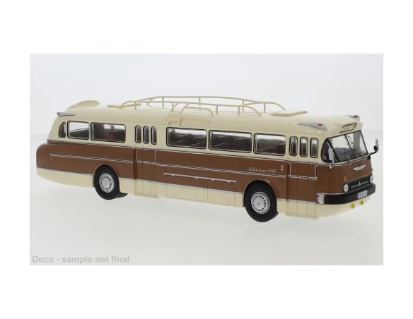 IXO MODEL BUS032LQ IKARUS 66 1972 BEIGE/BROWN 1:43 Modellino