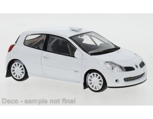 IXO MODEL MDCS029 RENAULT CLIO R3C WHITE EXTRA NIGHT LIGHT  1:43 Modellino