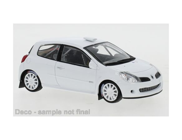 IXO MODEL MDCS029 RENAULT CLIO R3C WHITE EXTRA NIGHT LIGHT  1:43 Modellino