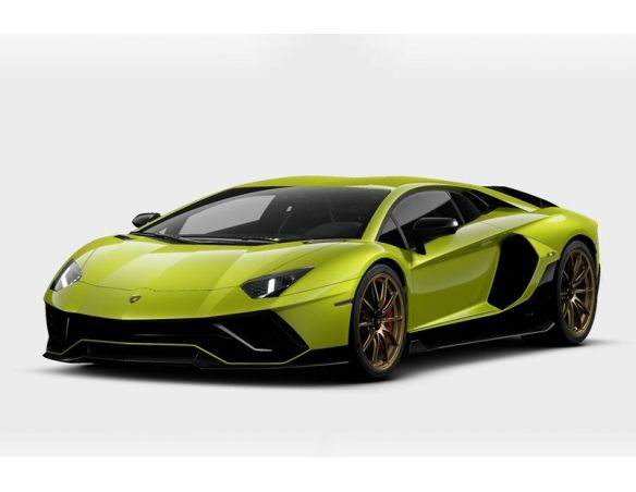 LOOKSMART LS525F LAMBORGHINI AVENTADOR ULTIMAE CITREA GREEN 1:43 Modellino