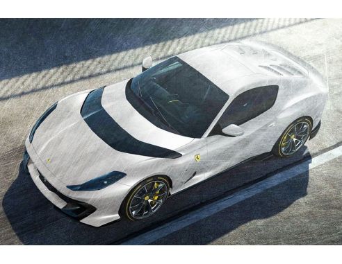 LOOKSMART LS530B FERRARI 812 COMPETIZIONE BIANCO ITALIA 1:43 Modellino