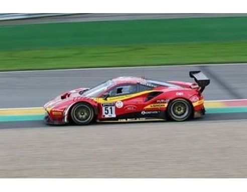 LOOKSMART LSRC083 FERRARI 488 GT3 EVO N.51 5th 24H SPA 2020 CALADO/NIELSEN/PIER GUIDI 1:43 Modellino