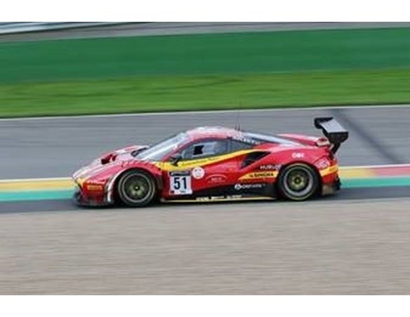 LOOKSMART LSRC083 FERRARI 488 GT3 EVO N.51 5th 24H SPA 2020 CALADO/NIELSEN/PIER GUIDI 1:43 Modellino