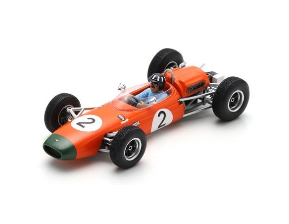 SPARK MODEL S7432 BRABHAM BT11A GRAHAM HILL 1965 N.2 WINNER NEW ZELAND GP 1:43 Modellino