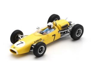 SPARK MODEL S7433 BRABHAM BT11A FRANK GARDNER 1965 N.7 TASMAN SERIES 2nd LEVIN GP 1:43 Modellino