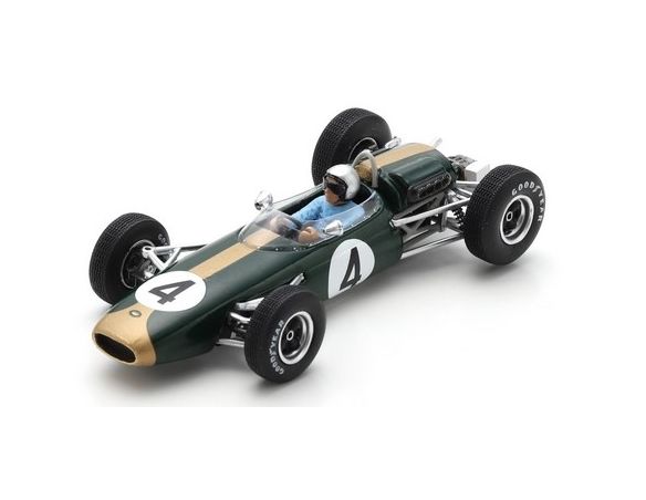 SPARK MODEL S7434 BRABHAM BT11A JACK BRAHBAM 1965 N.4 SANDOWN PARK CUP 1:43 Modellino