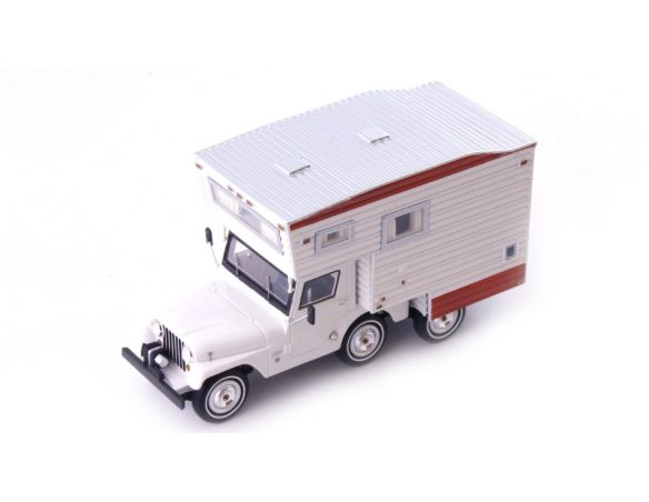 AUTOCULT ATC09017 JEEP CJ5 UNIVERSAL CAMPER 1969 WHITE 1:43 Modellino