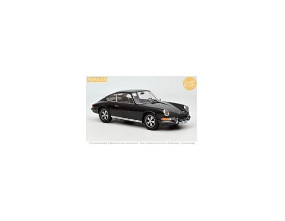 NOREV NV127511 PORSCHE 911 S 1972 BLACK 1:12 Modellino