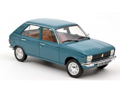 NOREV NV184900 PEUGEOT 104 GL 1977 REGENCE BLUE 1:18 Modellino