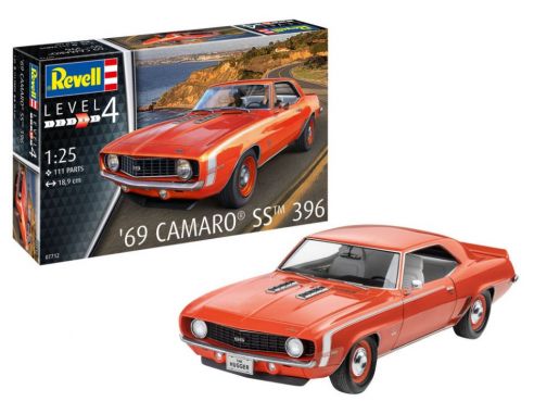 REVELL RV07712 CAMARO SS 396 1969 KIT 1:25 Modellino