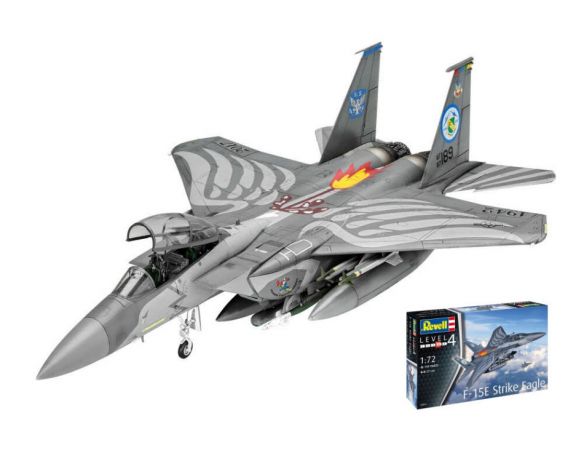 REVELL RV63841 F-15E STRIKE EAGLE MODEL SET KIT 1:72 Modellino