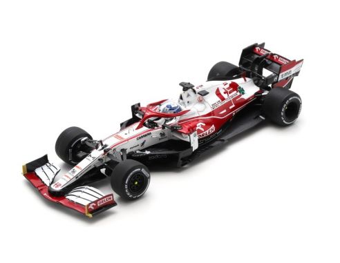 SPARK MODEL S7856 ALFA ROMEO KIMI RAIKKONEN 2021 N.7 ABU DHABI GP 1:43 Modellino