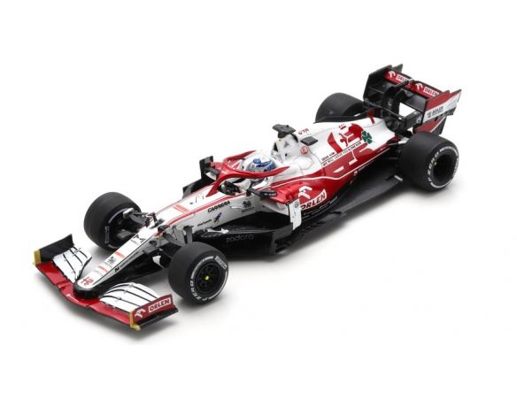 SPARK MODEL S7856 ALFA ROMEO KIMI RAIKKONEN 2021 N.7 ABU DHABI GP 1:43 Modellino