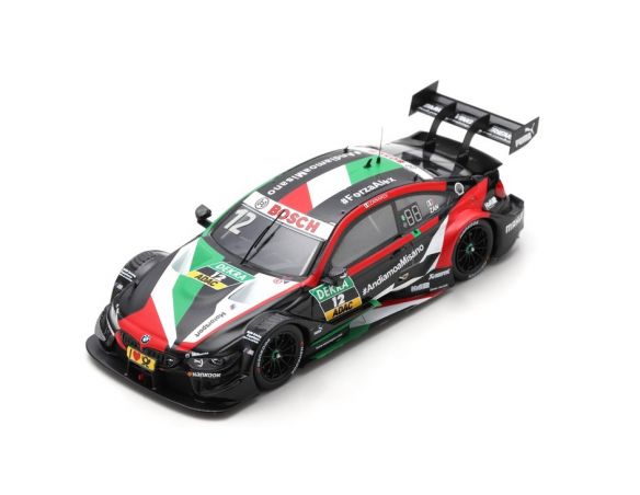 SPARK MODEL SG636 BMW M4 N.12 DTM MISANO 2018 ALESSANDRO ZANARDI 1:43 Modellino
