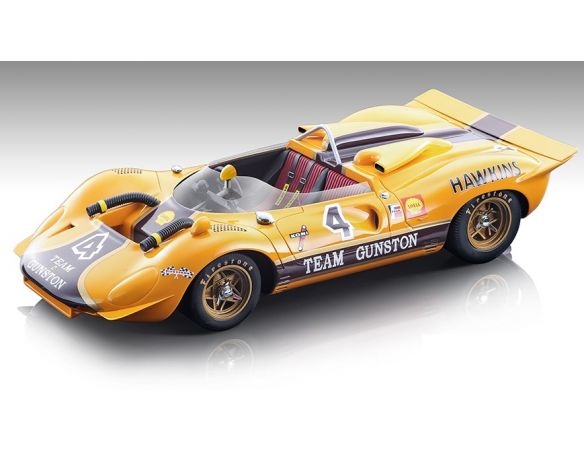 TECNOMODEL TMD18251C FERRARI 350 P4 CAN AM N.4 WINNER 3H ROY HESKETH 1968 P.HAWKINS 1:18 Modellino