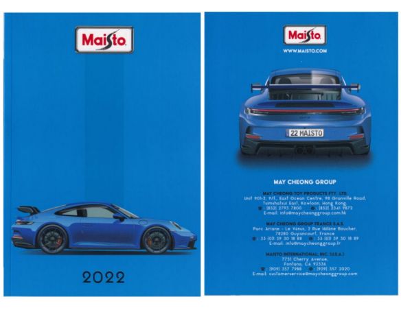 MAISTO MICAT2022 CATALOGO MAISTO 2022 PAG.92 Modellino