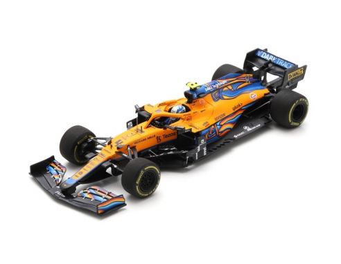 SPARK MODEL S7855 MC LAREN MCL35M LANDO NORRIS 2021 N.4 ABU DHABI GP 1:43 Modellino