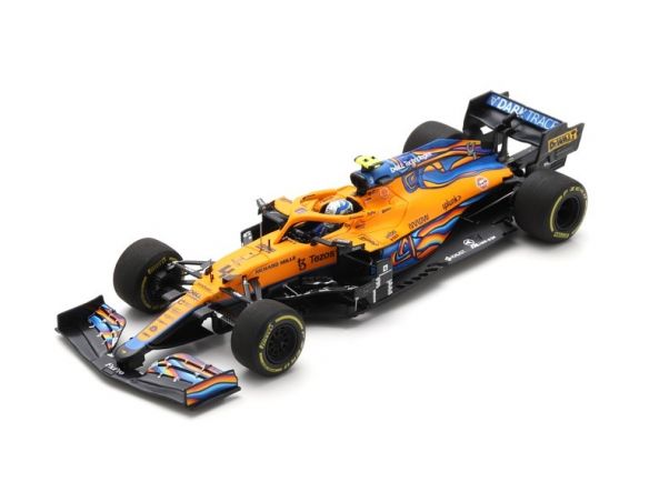 SPARK MODEL S7855 MC LAREN MCL35M LANDO NORRIS 2021 N.4 ABU DHABI GP 1:43 Modellino