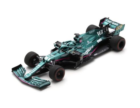 SPARK MODEL S7859 ASTON MARTIN AMR21 LANCE STROLL 2021 N.18 ABU DHABI GP 1:43 Modellino