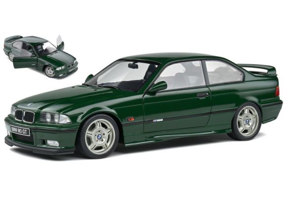 SOLIDO SL1803907 BMW E36 COUPE' M3 GT 1955 BRITISH RACING GREEN 1:18 Modellino