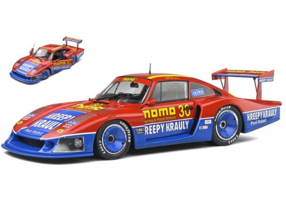 SOLIDO SL1805404 PORSCHE 935 MOBYDICK N.30 MOMO 6H MID OHIO 1983 V.DER MERWE-MORETTI 1:18 Modellino