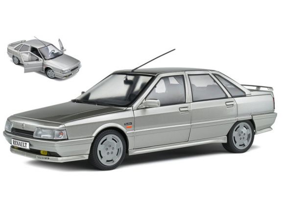 SOLIDO SL1807702 RENAULT 21 Mk.1 TURBO 1988 GREY 1:18 Modellino