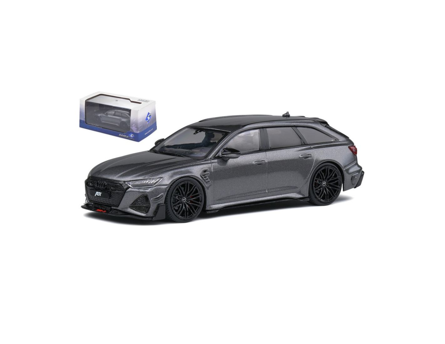 SOLIDO SL4310702 AUDI RS6-R ABT GREY 1:43 Modellino