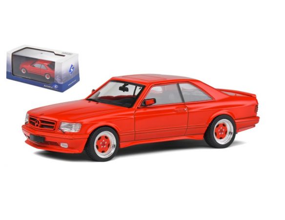 SOLIDO SL4310902 MERCEDES 560 SEC AMG WIDE BODY 1990 SIGNAL RED 1:43 Modellino