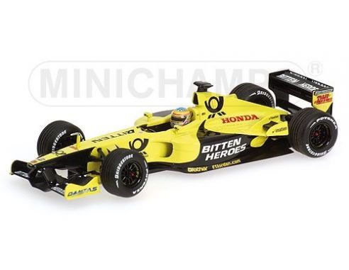MINICHAMPS 518024399 JORDAN HONDA EJ11 T. SATO BARCELONA 2002 Modellino