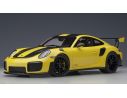 AUTOART AA78172 PORSCHE 911 (991.2) GT2 RS 2017 WEISSACH PACKAGE YELLOW 1:18 Modellino