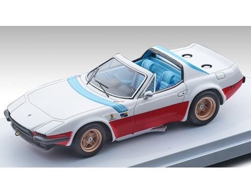 TECNOMODEL TMD43010C FERRARI GTB/4 NART LE MANS PRESS VERSION W/OPEN ROOF 1975 1:43 Modellino