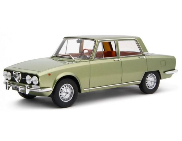 LAUDO RACING LM141B ALFA 2000 BERLINA 1971 MET.GREEN 1:18 Modellino