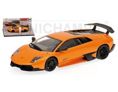 MINICHAMPS 519431031 LAMBORGHINI MURCIELAGO LP 670-4 SV 2009 ORANGE TOP GEAR Modellino