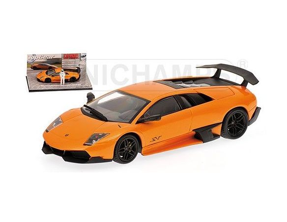 MINICHAMPS 519431031 LAMBORGHINI MURCIELAGO LP 670-4 SV 2009 ORANGE TOP GEAR Modellino