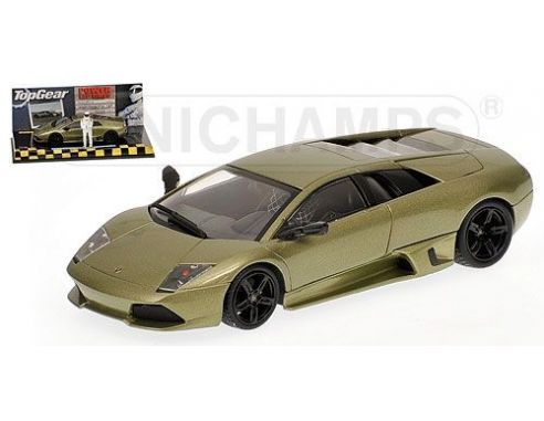 MINICHAMPS 519431032 LAMBORGHINI MURCIELAGO LP 640 GREEN METALLIC TOP GEAR Modellino