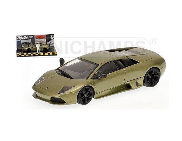 MINICHAMPS 519431032 LAMBORGHINI MURCIELAGO LP 640 GREEN METALLIC TOP GEAR Modellino