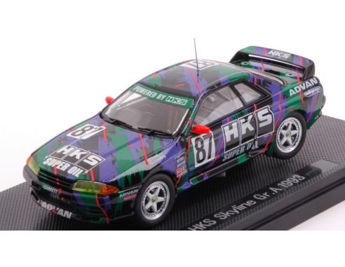 EBBRO EB44159 HKS SKYLINE N.87 Gr.A 1993 Y.HANE-O.HAGIWARA 1:43 Modellino