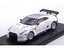 EBBRO EB44317 NISSAN GT-R GT1 2010 VERSION FUJI SHAKE DOWN No.1 WHITE 1:43 Modellino