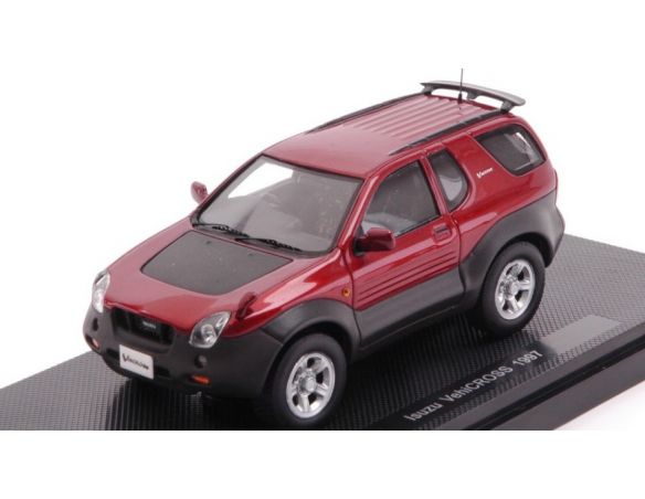 EBBRO EB44675 ISUZU VEHICROSS 1997 METALLIC RED 1:43 Modellino