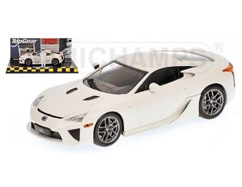 MINICHAMPS 519431660 LEXUS LFA 2010 WHITE TOP GEAR Modellino