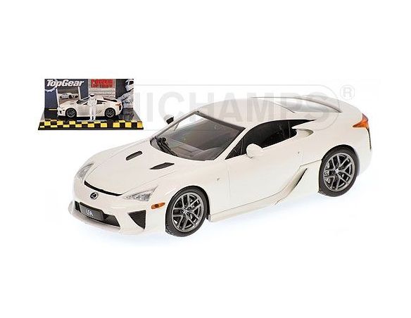 MINICHAMPS 519431660 LEXUS LFA 2010 WHITE TOP GEAR Modellino