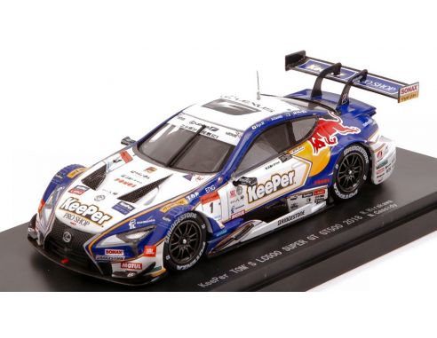 EBBRO EB45633 KEEPER TOM'S LC500 N.1 SUPER GT500 2018 R.HIRAKAWA-N.CASSIDY 1:43 Modellino