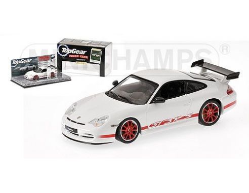 MINICHAMPS 519436200 PORSCHE 911 GT3 RS WHITE TOP GEAR WITH FIGURINE Modellino
