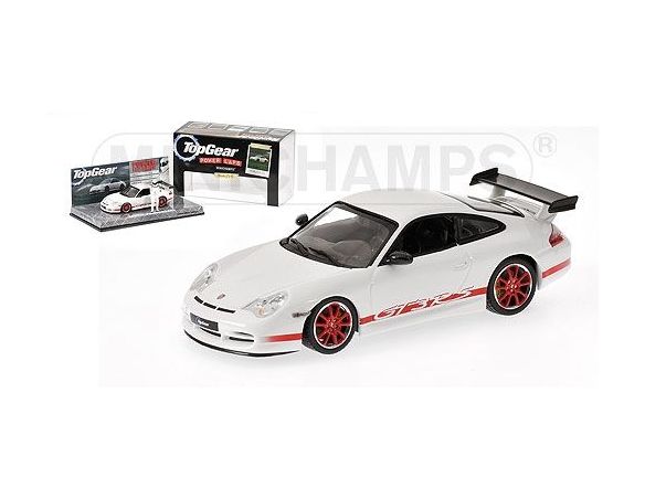 MINICHAMPS 519436200 PORSCHE 911 GT3 RS WHITE TOP GEAR WITH FIGURINE Modellino